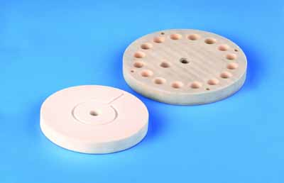 Ceramic rotary valve - alumina